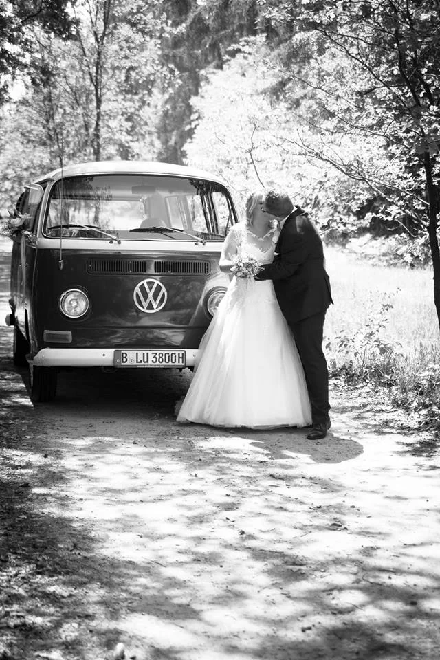 Hochzeitsauto Bulli