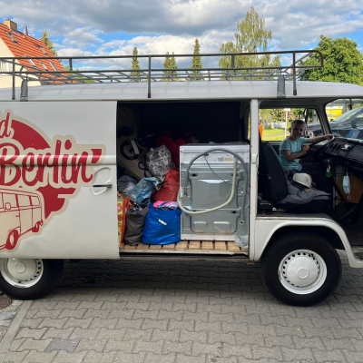 Old Bulli Berlin - Storchenmobil - Artem