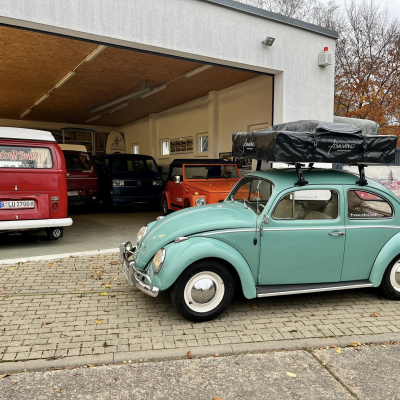 Old Bulli Berlin - VW Käfer - Mrs. Emma - Advamping - Dachzelt
